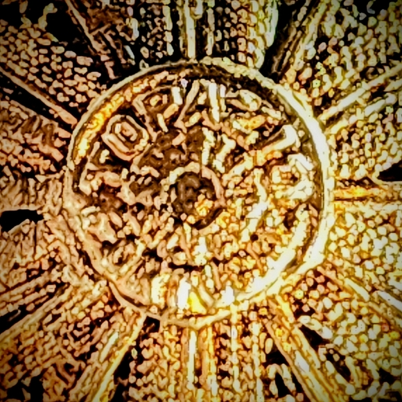 Vintage 1940's Topazio Sterling Silver Filigree Gilt Floral Necklace - Picture 9 of 9